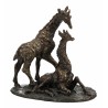 Girafes en bronze \"Belle Amie\" signé GODEFROY