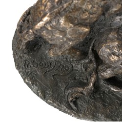 Girafes en bronze \"Belle Amie\" signé GODEFROY