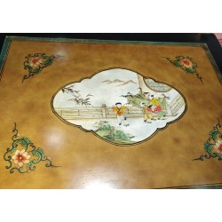  Table basse chinoise en bois laqué sur  Moinat SA  - Antiquités décoration