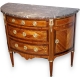 Commode demi lune Louis XVI.