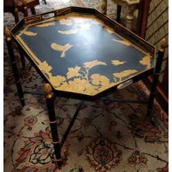  Table-plateau décor feuillage et sur  Moinat SA  - Antiquités décoration