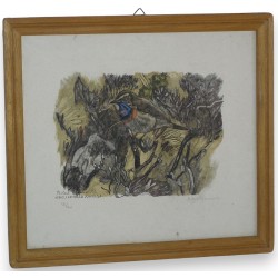 Radierung „Gorge-bleue“, signiert von R. HAINARD auf Moinat SA – Antiquitäten und Dekorationsgegenstände – Radierungen, Lithogra