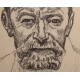 Gravure "Autoportrait" par Ferdinand HODLER 1916