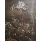 Gravure "Mère et enfant" signée ERNI