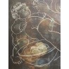 Gravure "Mère et enfant" signée ERNI
