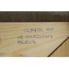 Tableau \"Chardons bleus\" signé STAUFFER