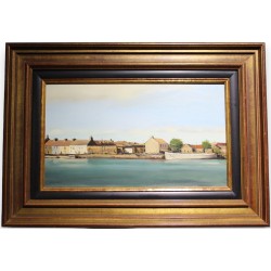Tableau \"Galway Irlande\" signé STAUFFER