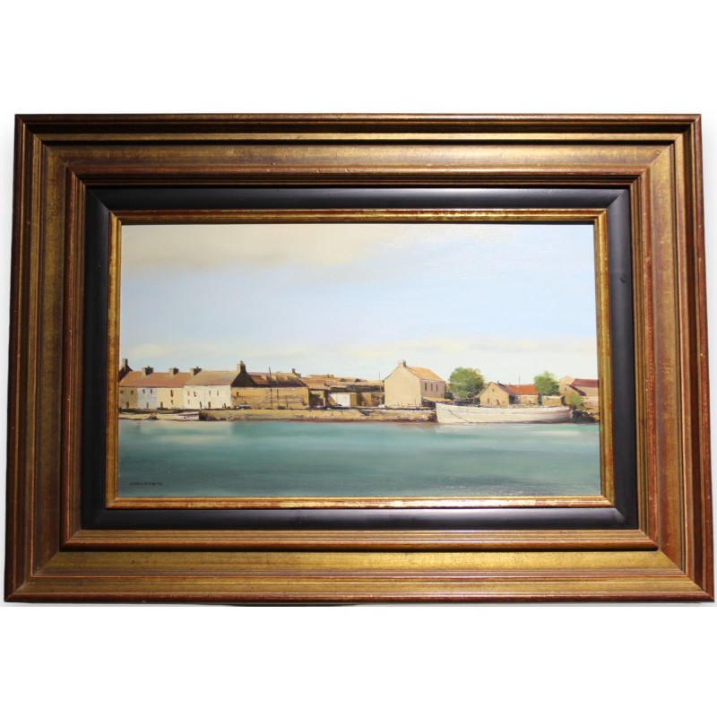 Tableau \"Galway Irlande\" signé STAUFFER