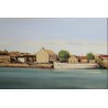 Tableau \"Galway Irlande\" signé STAUFFER
