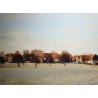 Tableau \"Bretigny-sur-Morrens\" signé STAUFFER