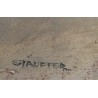 Tableau \"Bretigny-sur-Morrens\" signé STAUFFER