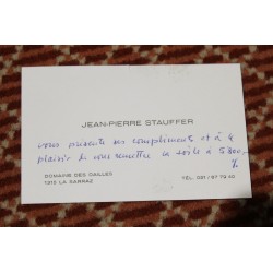 Tableau \"Bretigny-sur-Morrens\" signé STAUFFER