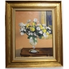 Tableau "Les fleures blanches" signé STAUFFER