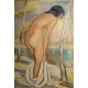 Tableau "Le bain" par GUERZONI