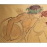 Aquarelle "Étude" signé Ernest BIELER 21