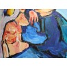 Tableau \"Couple\" signé REINEL 75