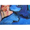 Tableau \"Couple\" signé REINEL 75