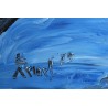 Tableau \"Couple\" signé REINEL 75
