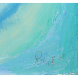 Tableau \"Port\" signé REINEL 75