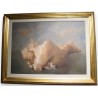 Tableau \"Paysage\" signé S. SAVOCA