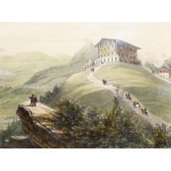 Gravure "Hôtel du Righi Vaudois"