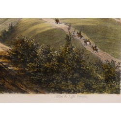 Gravure "Hôtel du Righi Vaudois"