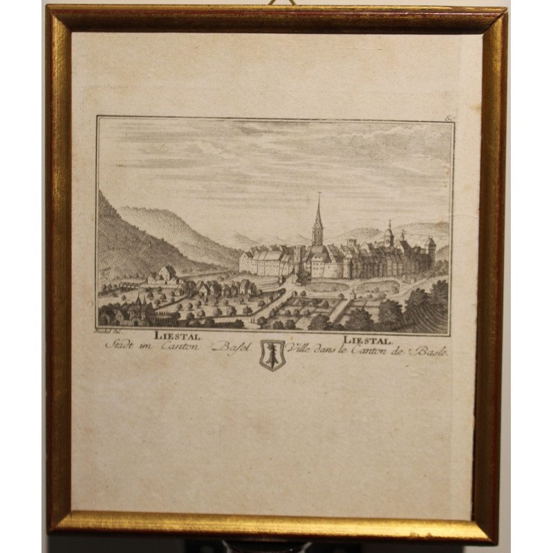 Gravure "Liestal" par BÜCHEL