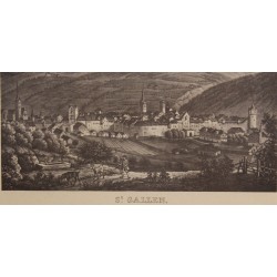 Gravure reproduction "St. GALLEN"