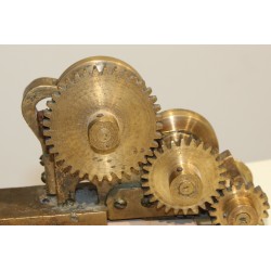 Paire de sculptures "Rouages" par MAFLI