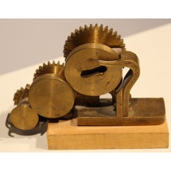Paire de sculptures "Rouages" par MAFLI