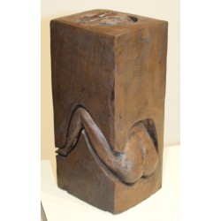 Sculpture "Couple" signée V.S 1/1 2000