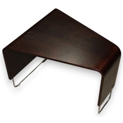 Table basse \"Serenity\", pieds chromés
