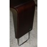 Table basse "Serenity", pieds chromés