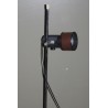 Vintage triple lamp in brown metal