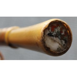 Canne pommeau en corne marquée STUTZ