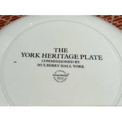 Assiette \"York Minster\" Wedgwood