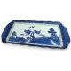 Plat rectangulaire bleu blanc Royal Doulton