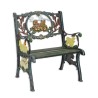 "Little Bears" cast-iron children's bench