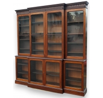 Bookcase with 8 doors.