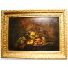 Paintings | Oil on wood, ‘Still Life’, framed by Moinat SA  – Antiques and home décor