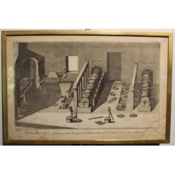 Lot de 5 gravures Métiers par BENARD