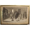 Lot de 5 gravures Métiers par BENARD
