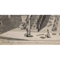 Lot de 5 gravures Métiers par BENARD