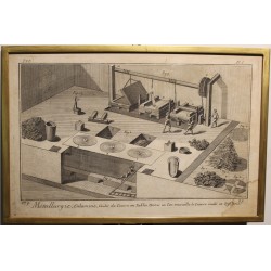 Lot de 5 gravures Métiers par BENARD