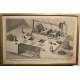 Lot de 5 gravures Métiers par BENARD