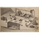 Lot de 5 gravures Métiers par BENARD