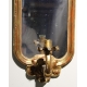 Paire d'appliques-miroir Bernoises dorées