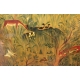 Panneau peint "Expulsion d'Eden"