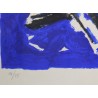 Engraving entitled ‘Horses’, signed HUSAIN