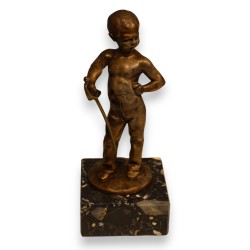 Bronze \"Garçon à l\'épée\" signé L. KLEY